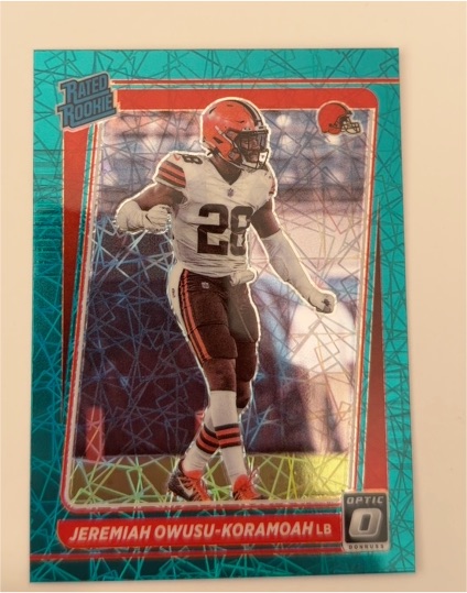 2021 Panini Donruss Optic #274 Jeremiah Owusu-Koramoah — front