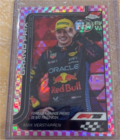 2024 Topps Chrome Formula 1 F1 #F15 Max Verstappen — front