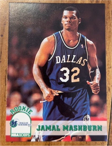1993 Hoops #323 Jamal Mashburn — front