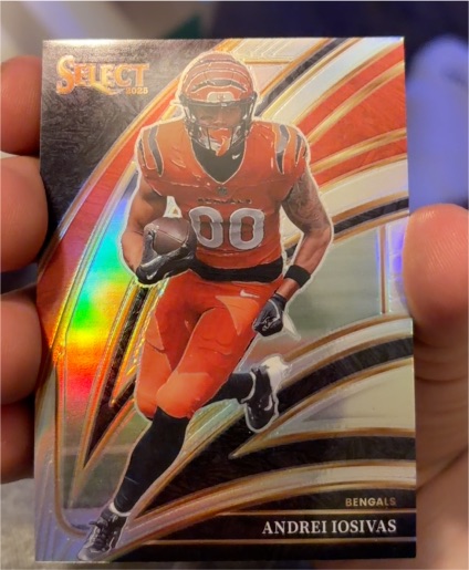 2025 Panini Select #257 Andrei Iosivas Club Level Cincinnati Bengals — front