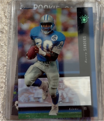 1994 Upper Deck SP All-Pro Holoview #PB12 Barry Sanders — front