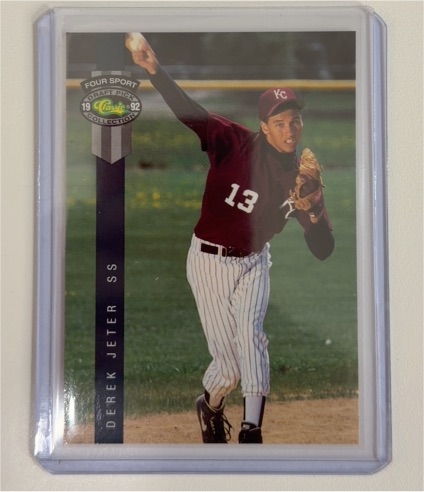 1992 Classic Four Sport Draft Pick Collection #231 Derek Jeter — front