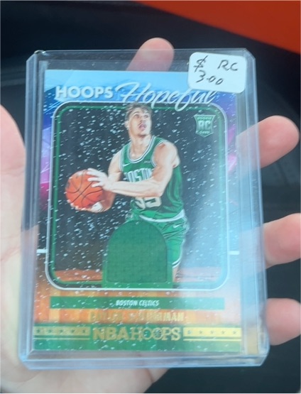 2024-25 Panini Hoops Hopeful Rookie Patch #HHM-BSC Baylor Scheierman — front