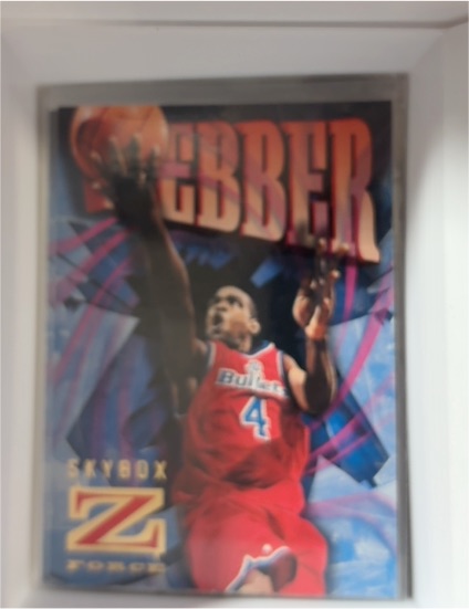 1996-97 Skybox Z-Force #98 Chris Webber — front