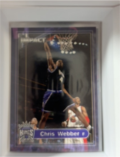 1999-00 SkyBox Impact #99 Chris Webber — front