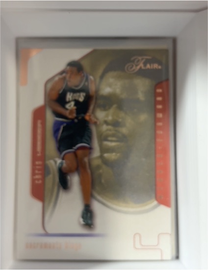 2001-02 Fleer Flair #4 Chris Webber — front