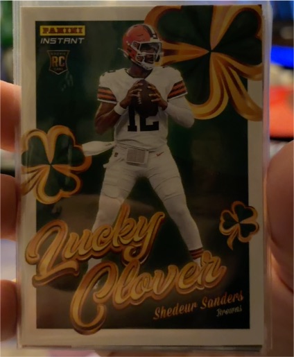 2025 Panini Instant #20 Shedeur Sanders — front
