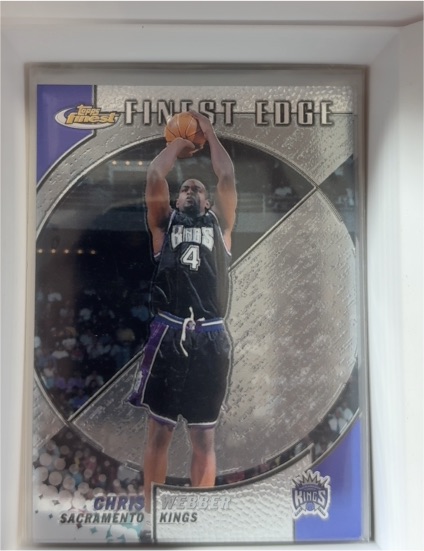 1999-00 Topps Finest #248 Chris Webber — front