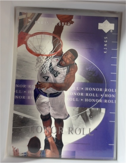 2001-02 Upper Deck Honor Roll #74 Chris Webber — front