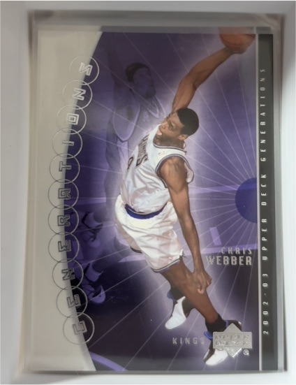 2002-03 Upper Deck Generations #39 Chris Webber — front
