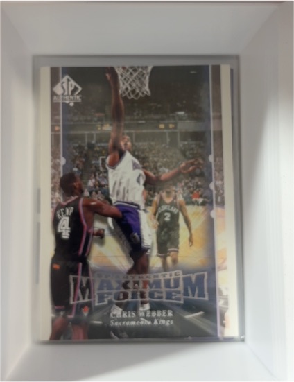 1999-00 SP Authentic Maximum Force #M11 Chris Webber — front