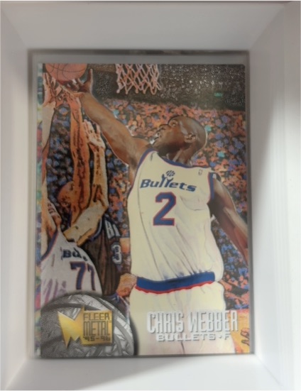1995-96 Fleer Metal #118 Chris Webber — front