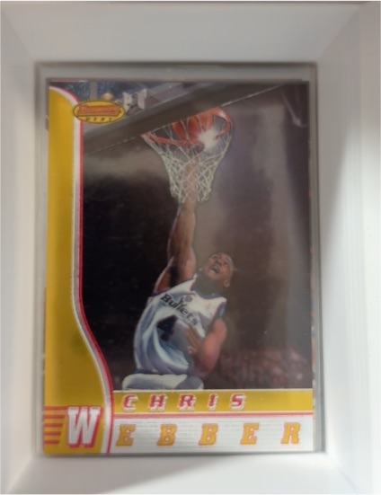 1996-97 Bowman's Best #27 Chris Webber — front