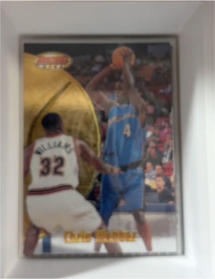 1997-98 Bowman's Best #81 Chris Webber Washington Wizards — front