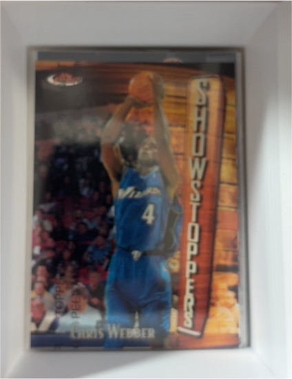 1997-98 Topps Finest #259 Chris Webber Showstoppers — front