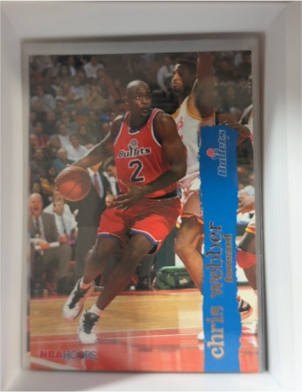 1995-96 NBA Hoops #170 Chris Webber — front