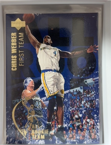 1994-95 Upper Deck #1 Chris Webber — front