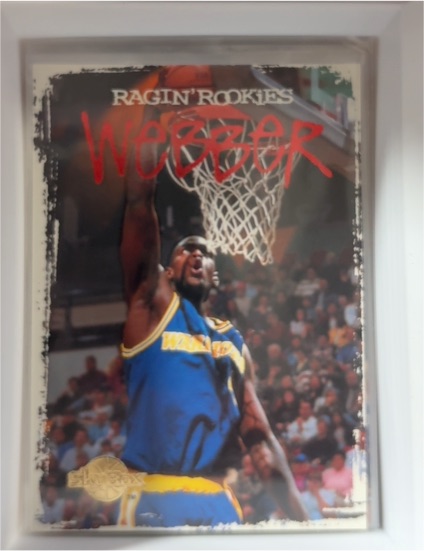 1994-95 SkyBox Ragin' Rookies #RR9 Chris Webber — front