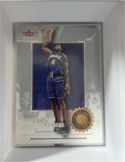 2000-01 Fleer Authority #74 Chris Webber — front