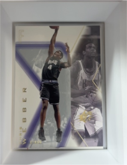 2001-02 Upper Deck SPx #73 Chris Webber — front