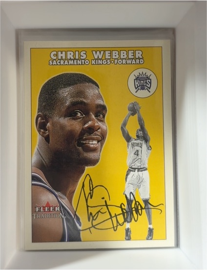 2000-01 Fleer Tradition #63 Chris Webber — front