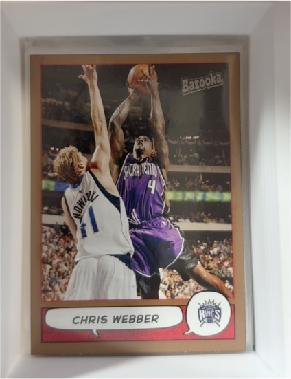 2004-05 Topps Bazooka #101 Chris Webber — front