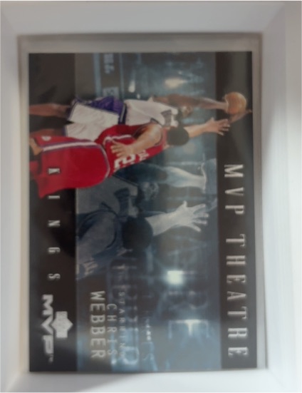 2000-01 Upper Deck MVP #M4 Chris Webber MVP Theatre — front