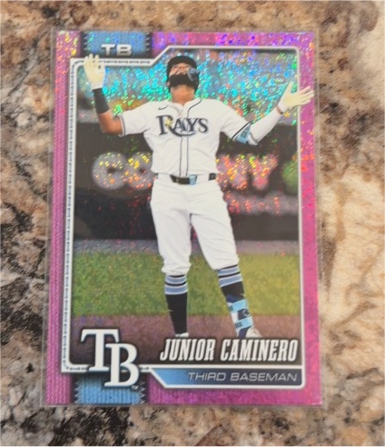 2026 Topps Series One #328 Junior Caminero — front