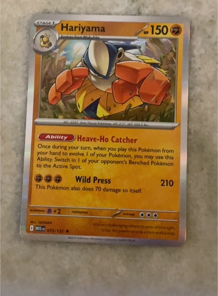 2023 Pokemon 073/132 Hariyama — front