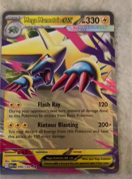 2014 Pokémon Mega Manectric EX #50 — front