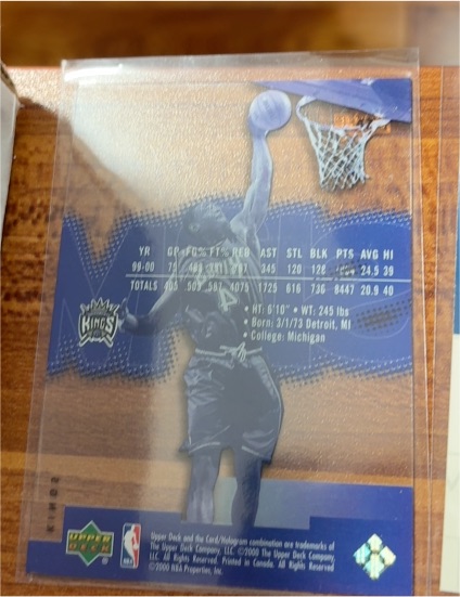 2000-01 Upper Deck Encore #29 Nick Van Exel — front