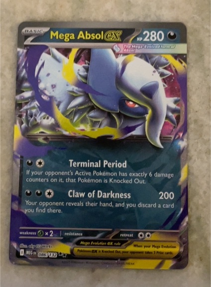 Mega Absol EX 086/132 — front