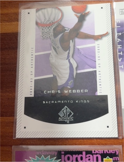 2002-03 SP Authentic #77 Chris Webber — front