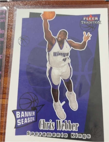 2003-04 Fleer Tradition #260 Chris Webber — front
