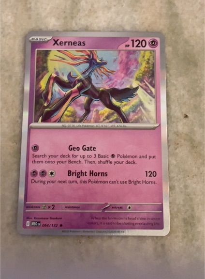 2014 Pokémon XY Base Set #064 Xerneas — front