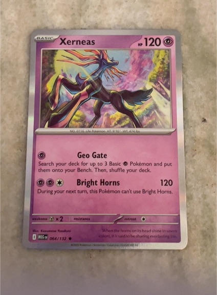 2014 Pokémon XY Base Set #064 Xerneas — front