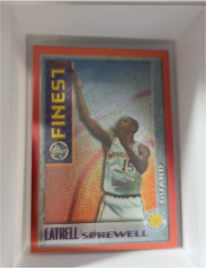 1995-96 Topps Finest Mystery Finest #M7 Latrell Sprewell — front