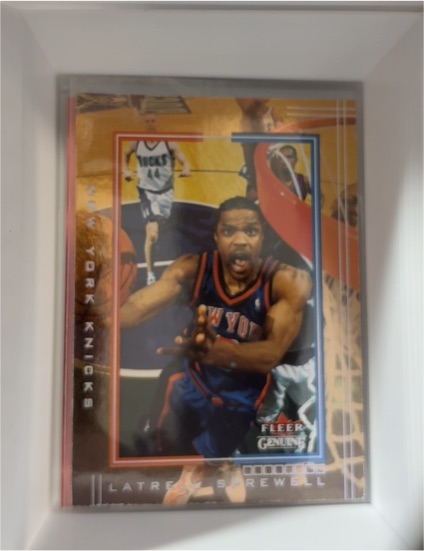 2001-02 Fleer Genuine #55 Latrell Sprewell — front