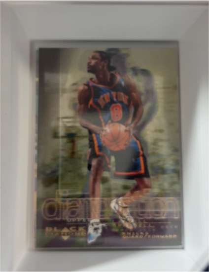 2000-01 Upper Deck Black Diamond #D12 Latrell Sprewell Diamonation — front