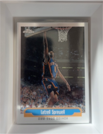 1999-00 Topps Chrome #13 Latrell Sprewell — front