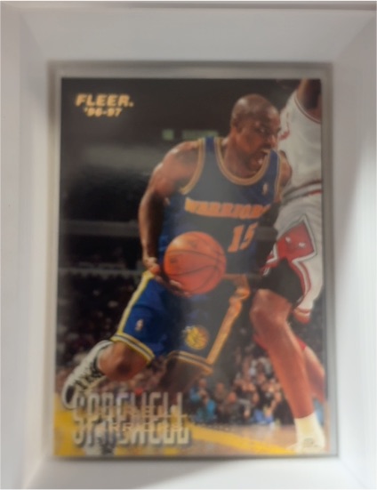 1996-97 Fleer #37 Latrell Sprewell — front