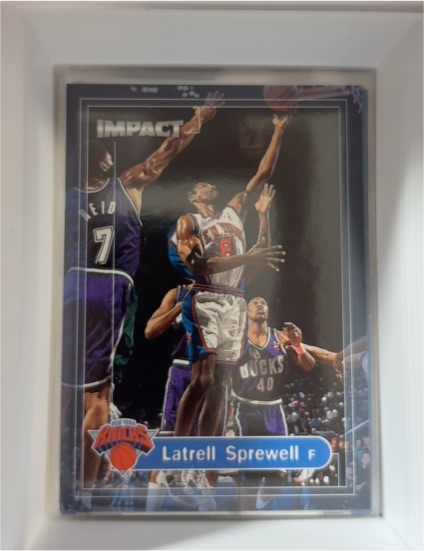 1999-00 SkyBox Impact #146 Latrell Sprewell — front