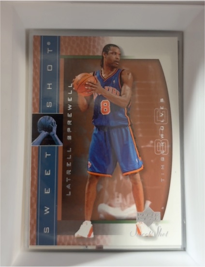 2003-04 Upper Deck Sweet Shot #49 Latrell Sprewell — front