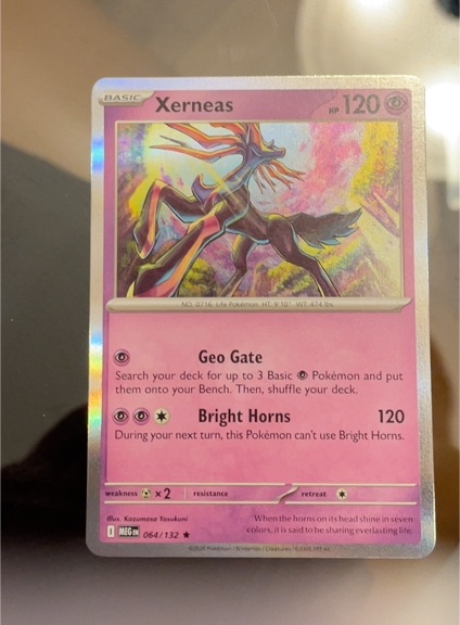 Pokémon TCG 2021 #064 Xerneas Mega Evolution — front