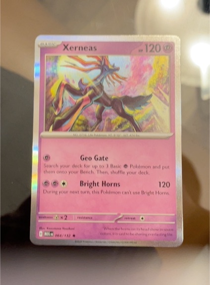 2025 Pokemon Me01: Mega Evolution #064 Xerneas — front