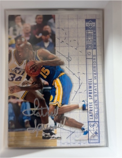 1994-95 Upper Deck Collector's Choice #380 Latrell Sprewell — front