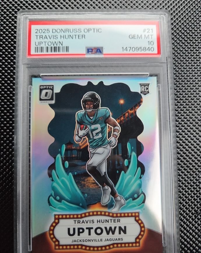 2025 Panini Donruss Optic #21 Travis Hunter Uptown — front