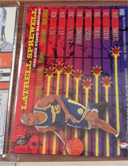 1994-95 Fleer #10 Latrell Sprewell — front