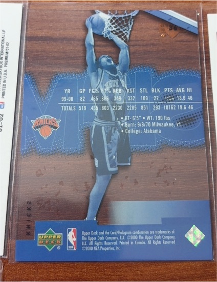 2000 Upper Deck #42 Patrick Ewing — front