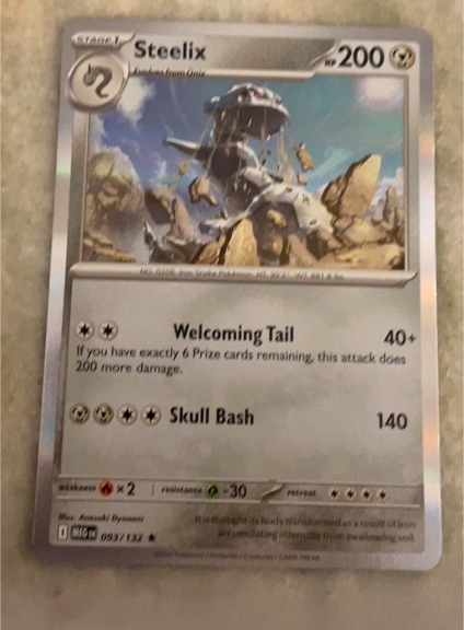 2021 Pokémon 093 Steelix — front